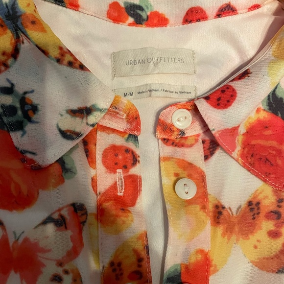 Urban Outfitters Dress. Butterflies and lady bugs print, size Medium. 90s - Picture 3 of 6